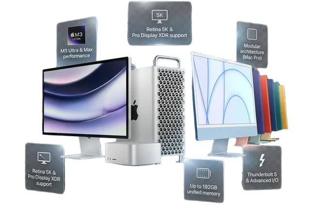 Desktop computers and workstations